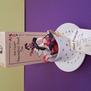 Adorable lady in tea cup